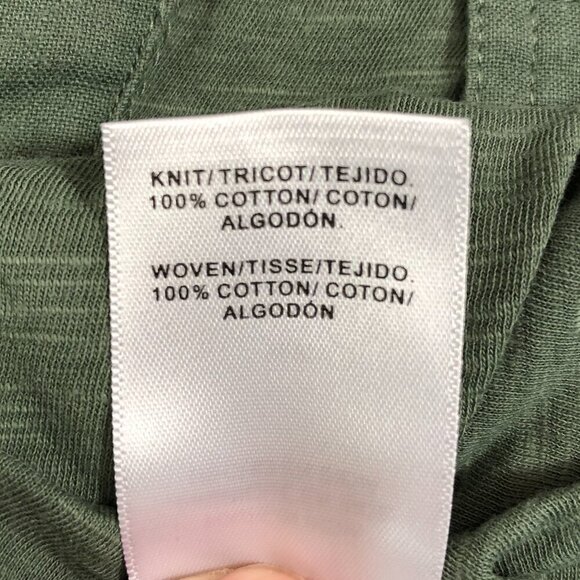 Lucky Brand Green V-Neck Knit Top Size Medium - Picture 5 of 5